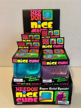 Neet Doh Nice Cube Squishy Toy - Blue & Purple